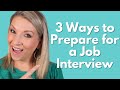 3 Tips to Prepare for Your Job Interview #shorts