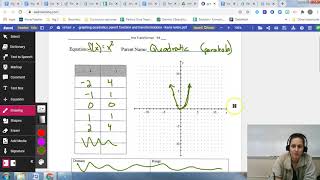 quadratic parent function notes