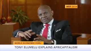 Tony Elumelu Discusses Africapitalism at WEFA