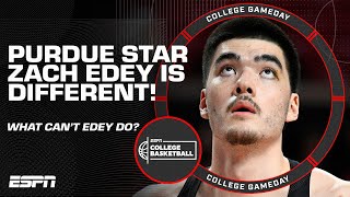 What can't the 7'4 Purdue star Zach Edey do? He can do it ALL ‼️ | College GameDay
