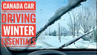 🇨🇦Canada Winter Car Driving Essentials & Tips | கனடாவில் கார் ஓட்ட இதெல்லாம் வேணுமா| Canada Vlog