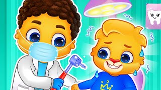 Going To The Dentist For Kids | Lucas Visits The Dentist | Cleaning Teeth Song by Lucas & Friends