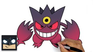 How To Draw Mega Gengar | Pokemon