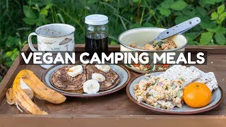 Vegan Camping Recipes ⛺️(Full Day of Eating)