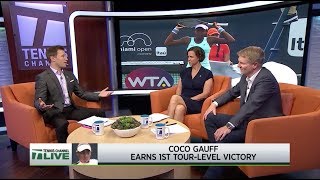 Tennis Channel Live: CoCo Gauff Earns First WTA Win 2019 Miami Open