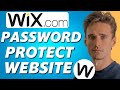 How to Password Protect Wix Website (Easy 2024)