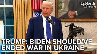 Trump talks after calls with Russian & Ukrainian presidents: 'Putin wants Ukraine war to end'