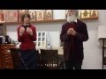 Master iconographer Vladislav Andrejev speech