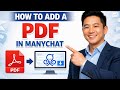How to ADD a PDF in ManyChat (Step by Step) 2026