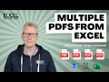 How to create Multiple PDFs from Excel (Office Scripts + Power Automate) | Excel Off The Grid