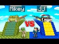 Mikey MILITARY vs JJ POLICE Bridge Survival Battle in Minecraft  - Maizen