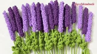 Crochet Lavender | Hướng Dẫn Móc Hoa Lavender, Móc Hoa Oải Hương