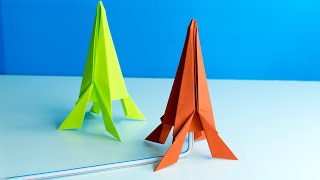 Easy way to make a paper rocket - Origami