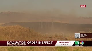 Corral Fire | A look at conditions on I-580 Sunday morning