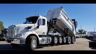 Peterbilt Super 18 Dump vs. End dump Trailer- JW 970-518-5520