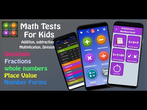 Math Tests For Kids Youtube
