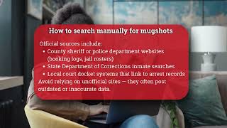 How to Find Mugshots in State or County Records