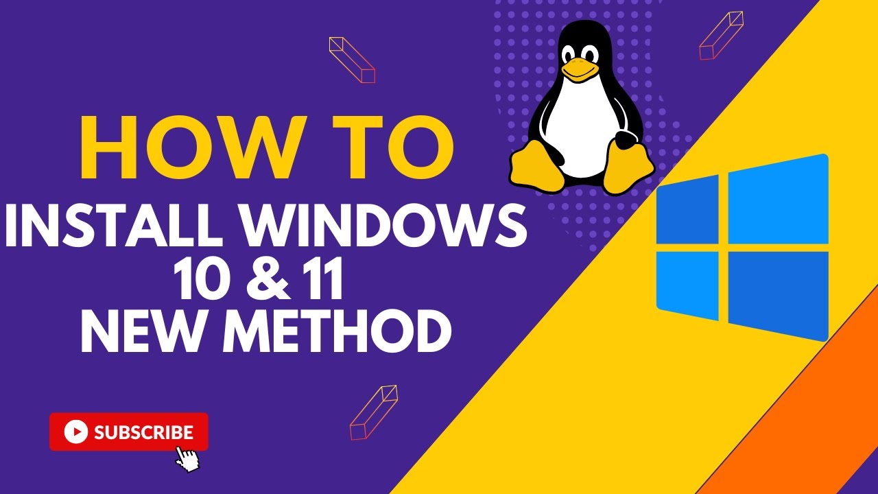 How To Install Windows 10 & 11 With New Method 2022 | Auztech - YouTube ...