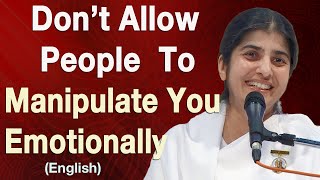 Don't Allow People To Manipulate You Emotionally: Part 2: English: BK Shivani at Spain