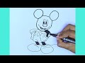 How to Draw Mikey Mouse from Disney - Let's Draw the Mikey Mouse