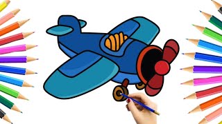 how to draw an airplane! drawing tutorial