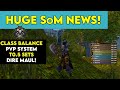 BREAKING! Huge SoM News! Dire Maul, T0.5 Sets, Class Balance, Diamond Flask & More!