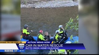 First responders in Butte County perform technical rescue for woman who drove vehicle into Butte