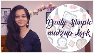 Simple Everyday Makeup Look Tutorial | Anithasampath Vlogs