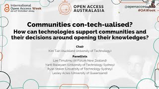 OA Week 2024: Communities con-tech-ualised?