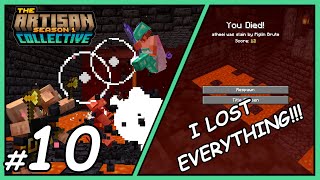 PRO MACE ACTION and LOSING EVERYTHING! | Minecraft Artisan Collective SMP #10