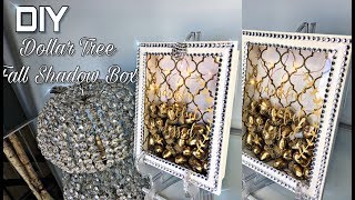 HOW TO MAKE AN EASY AND INEXPENSIVE FALL GLAM SHADOW BOX
