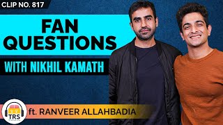 Nikhil Kamath Answers Fan Questions | Rapid Fire | TRS Clips
