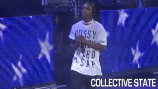 A$AP Rocky Smokes Weed w/ Fans & Performs "Purple Swag" Live In Irvine | HD 2013