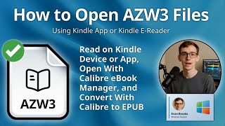 How to Open AZW3 Files (Kindle App or Kindle E-Reader)