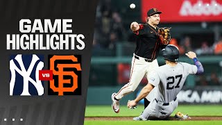 Yankees vs. Giants Game Highlights (6/1/24) | MLB Highlights