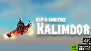 4k World of warcraft - Kalimdor TOUR - Music & Ambience