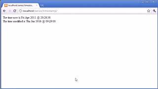 Beginner PHP Tutorial 59 Modifying timestamps