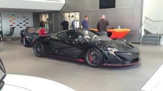 Black McLaren P1 with Red Accents