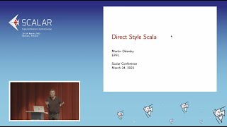 Martin Odersky DIRECT STYLE SCALA Scalar Conference 2023