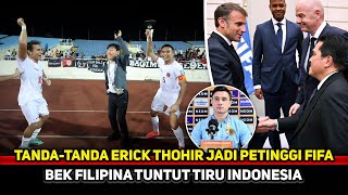 SEMUA BERSORAK BAHAGIA! Erick Thohir jadi petinggi FIFA demi Timnas~Rival Indonesia kepanasan