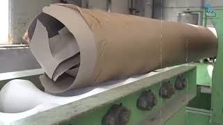 "From Roll to Core: The Fascinating Process of Making Huge Paper Cores"