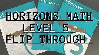 Horizons Math 5 Flip Through Details | 5 Grade Math Curriculum | Homeschool