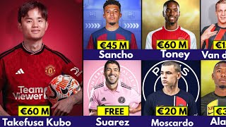 🚨 ALL CONFIRMED TRANSFER NEWS WINTER 2024, TAKEFUSA KUBO TO MANCHESTER UNITED 🔥, MOSCARDO TO PSG, SA