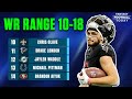 Pros & Cons of Wide Receivers Ranked 10-18! Round 2-3 WR Breakdown! | 2024 Fantasy Football Advice