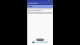 Android | Spinner using ArrayList