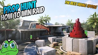 Top 5 Prop Hunt Hiding spots in Raid!! (Cold war Prop Hunt 3-0 Game)