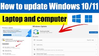 how to update on windows 11 || how to update compute windows 11 || update to windows 11