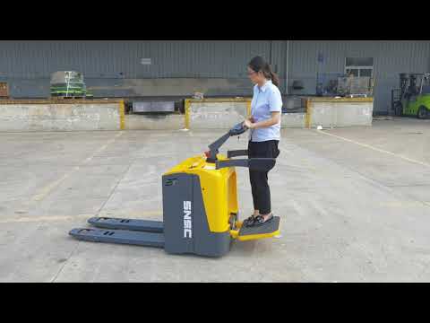 2 Ton Electric Rider Pallet Truck - YouTube