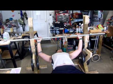 Homemade Bench Press and Squat Rack Homemade Bench Press and Squat Rack