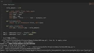Python OOP Tutorial 2 Class Variables